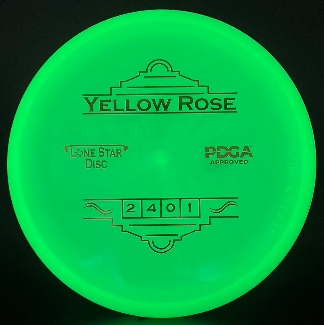 Alpha Glow Yellow Rose - First Run