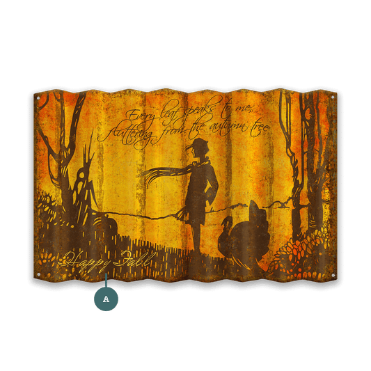 Every Leaf Speaks to Me - Corrugated Metal Wall Art