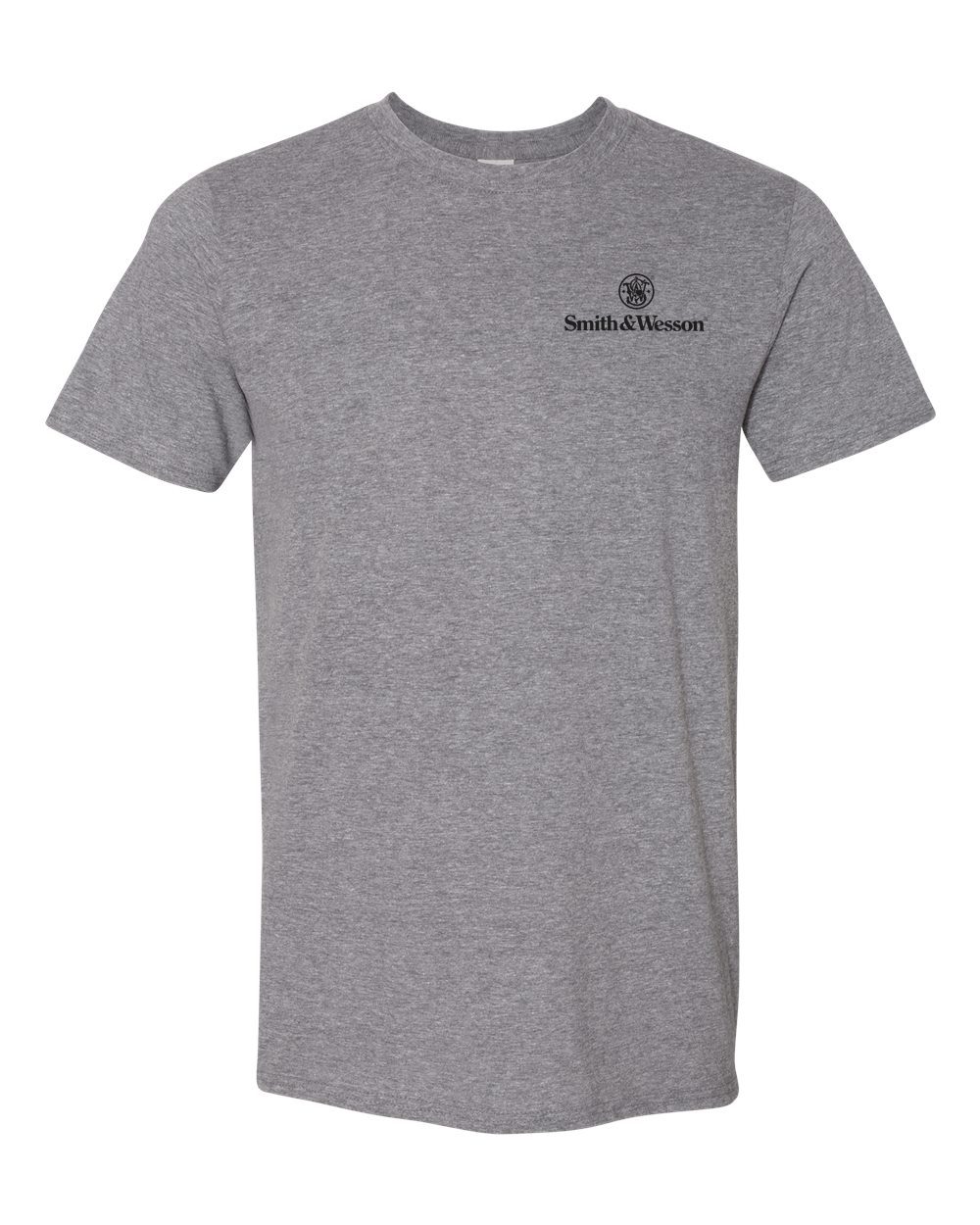 Smith & Wesson® Color Flying Eagle Belt Buckle Premium Tee – Nickel Heather