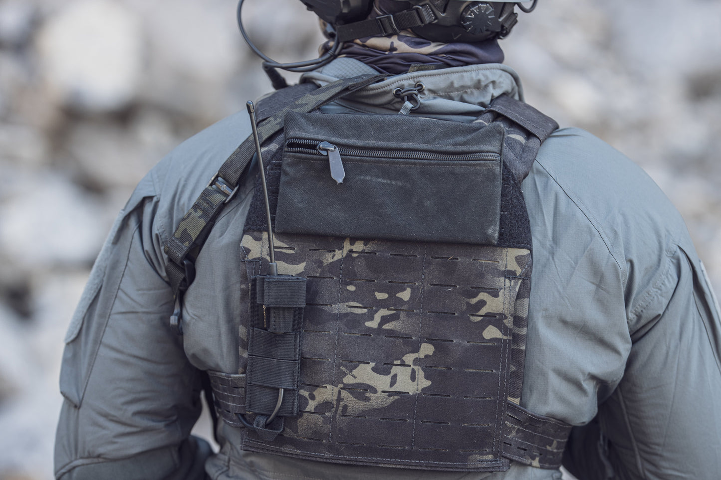 Tactical Antenna Relocation Kit(Black, Tan, or Green) - Sepura Tetra & SRH Series Radios