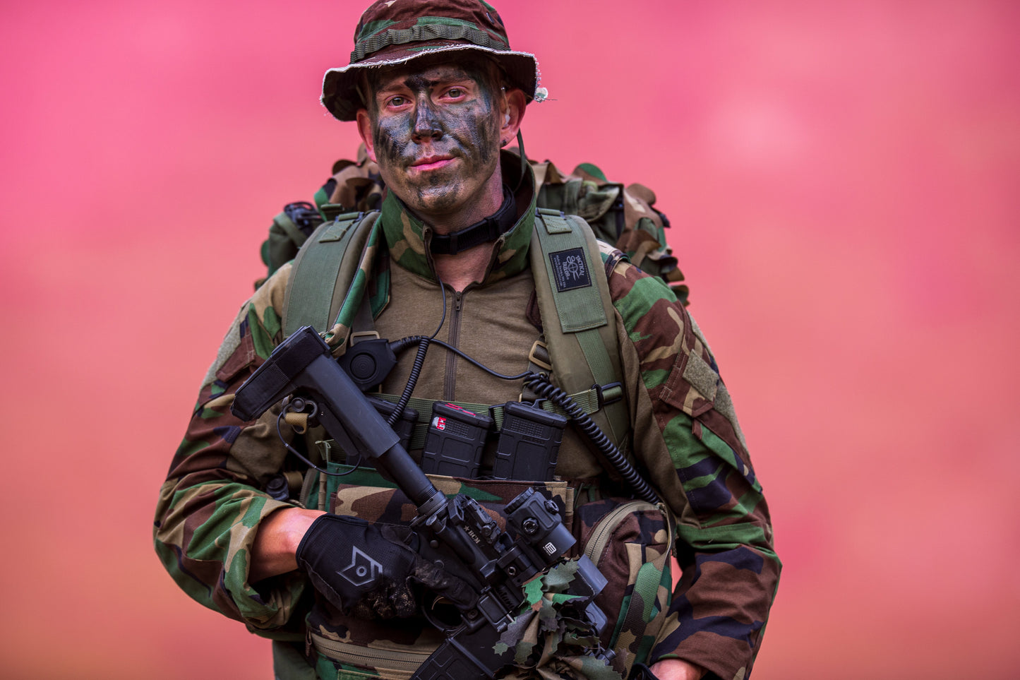 PolTact Tactical Throat Mic w/ Acoustic Tube Earpiece & 3.5mm w/ NATO Wired TP-120/U174- Headset Only