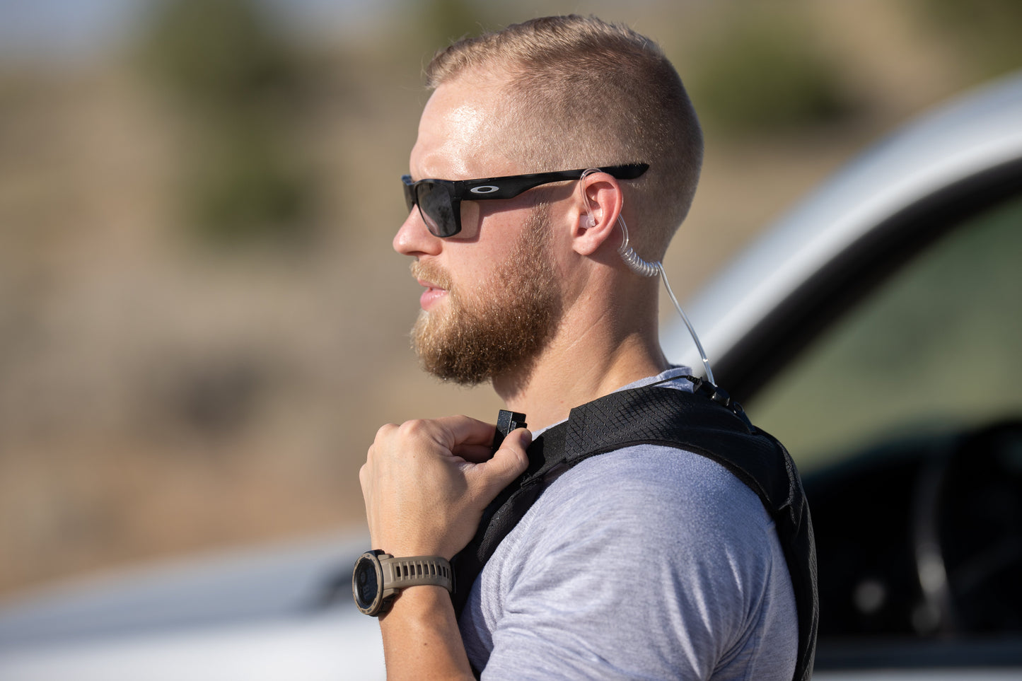 Mic & Earpiece Radio Kit - Quick Disconnect (Hirose) 2 Pin Motorola HYT Tekk BearCom Yaesu Blackbox & More