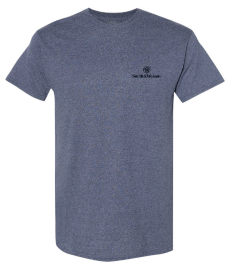 Smith & Wesson® Western Scene Tee Shirt in Denim Heather