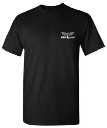 Kick Brass - Whiskey, Cigars, Guns and Freedom Premium Tee in Black