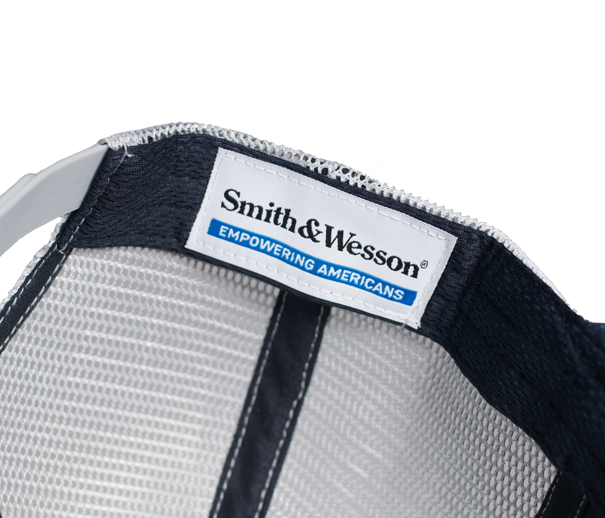 Smith & Wesson® American Flag Patch Ripstop Trucker Cap