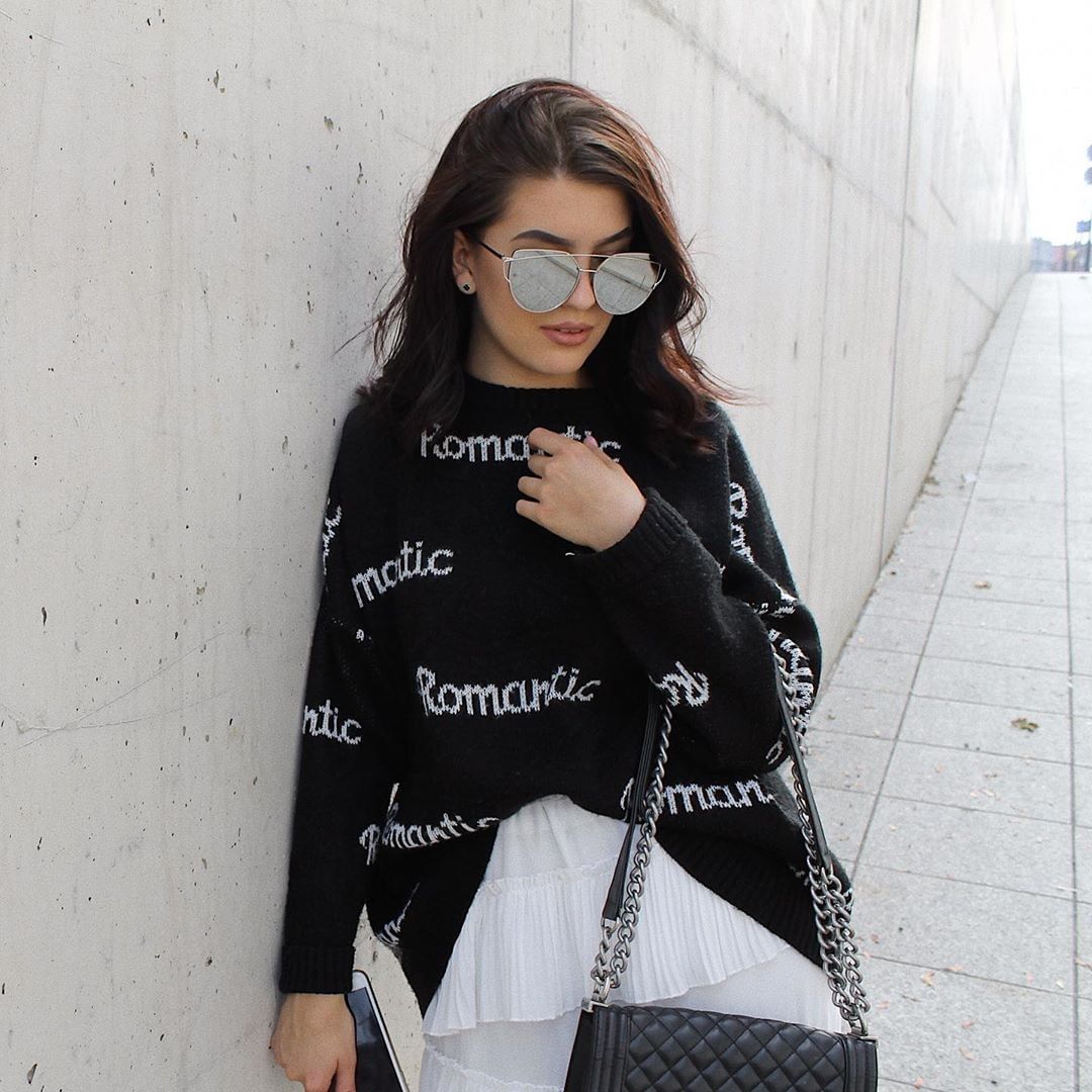 Oversize Thin Cross Brow Mirrored Flat Lens Sunglasses A545