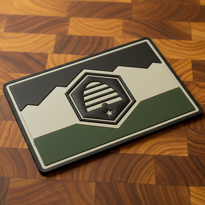 Urban Camo State Flag - PVC Patches