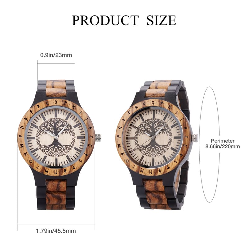 Personalized Tree Of Life Handmade Wooden Watch