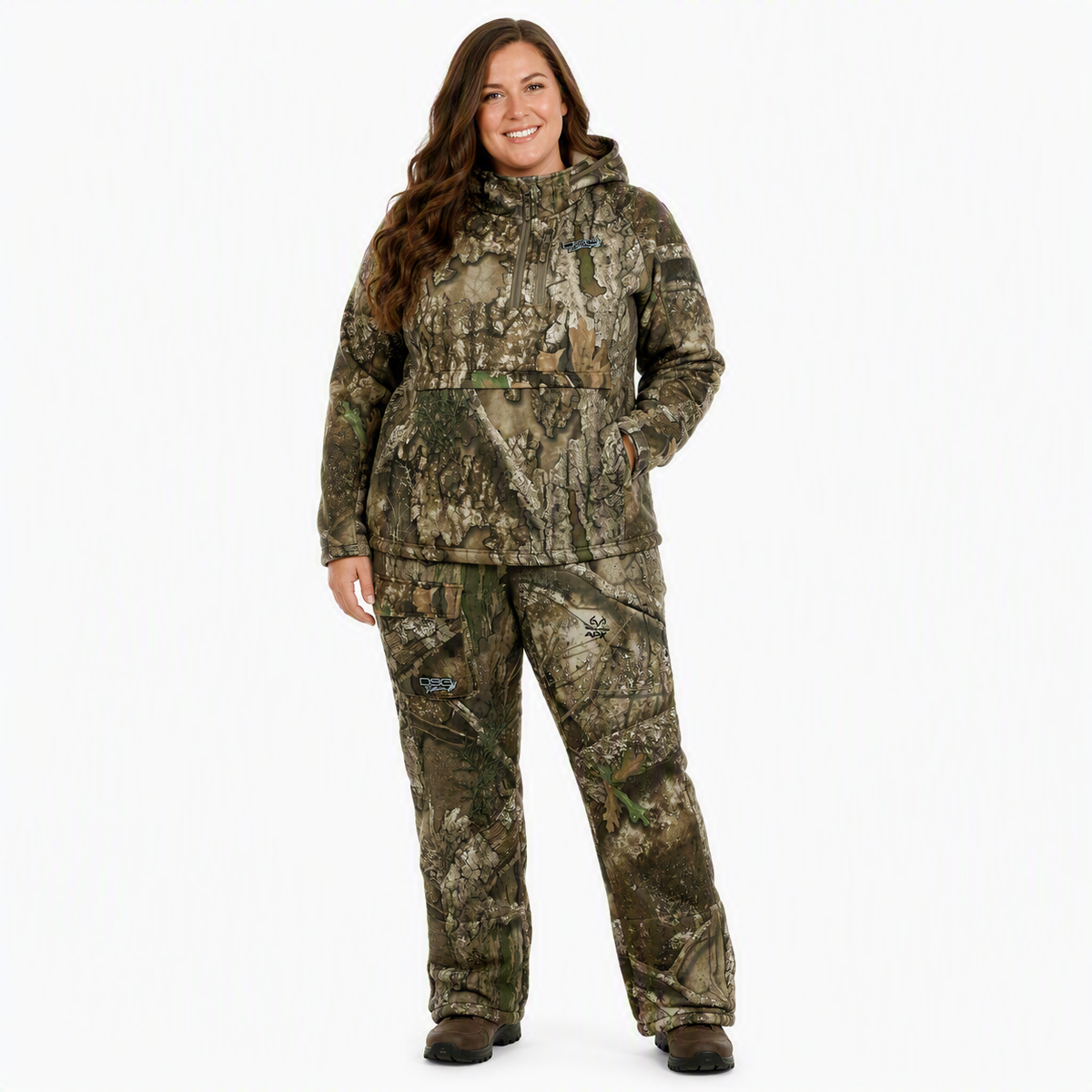 Breanna 3.0 Sherpa Lined Hunting Camo Pullover
