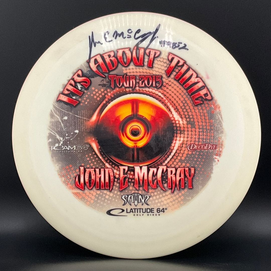 Gold DecoDye Saint *Signed* - John E McCray 2015 Tour "It's About Time"