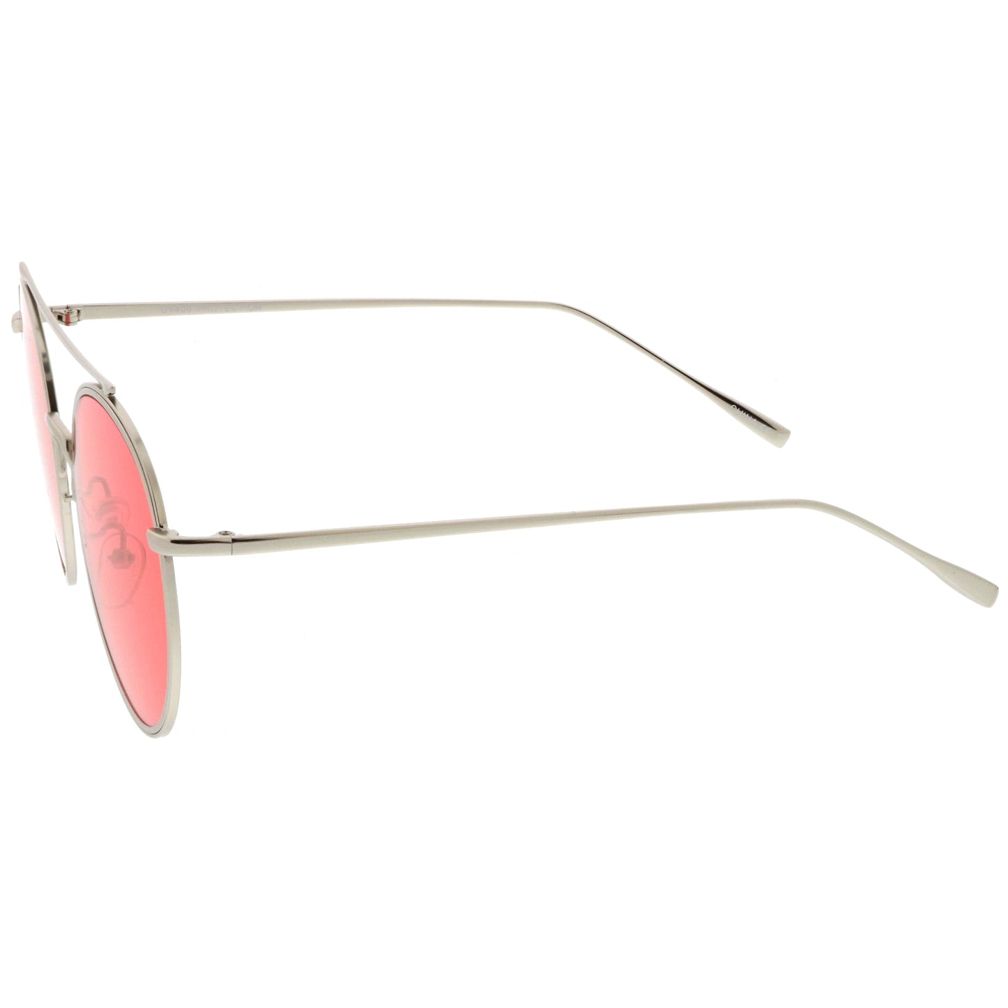 Modern Slim Round Color Tone Aviator Sunglasses A871
