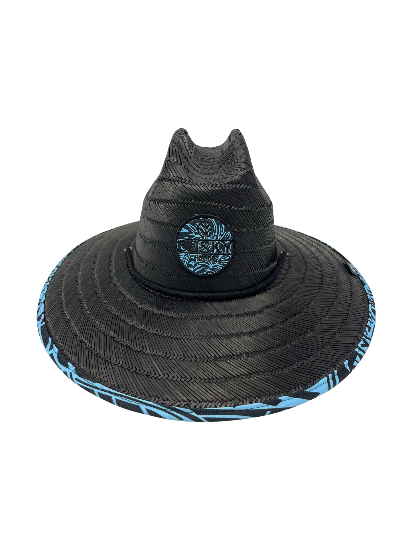 Sun-Seeker Black Straw Hat