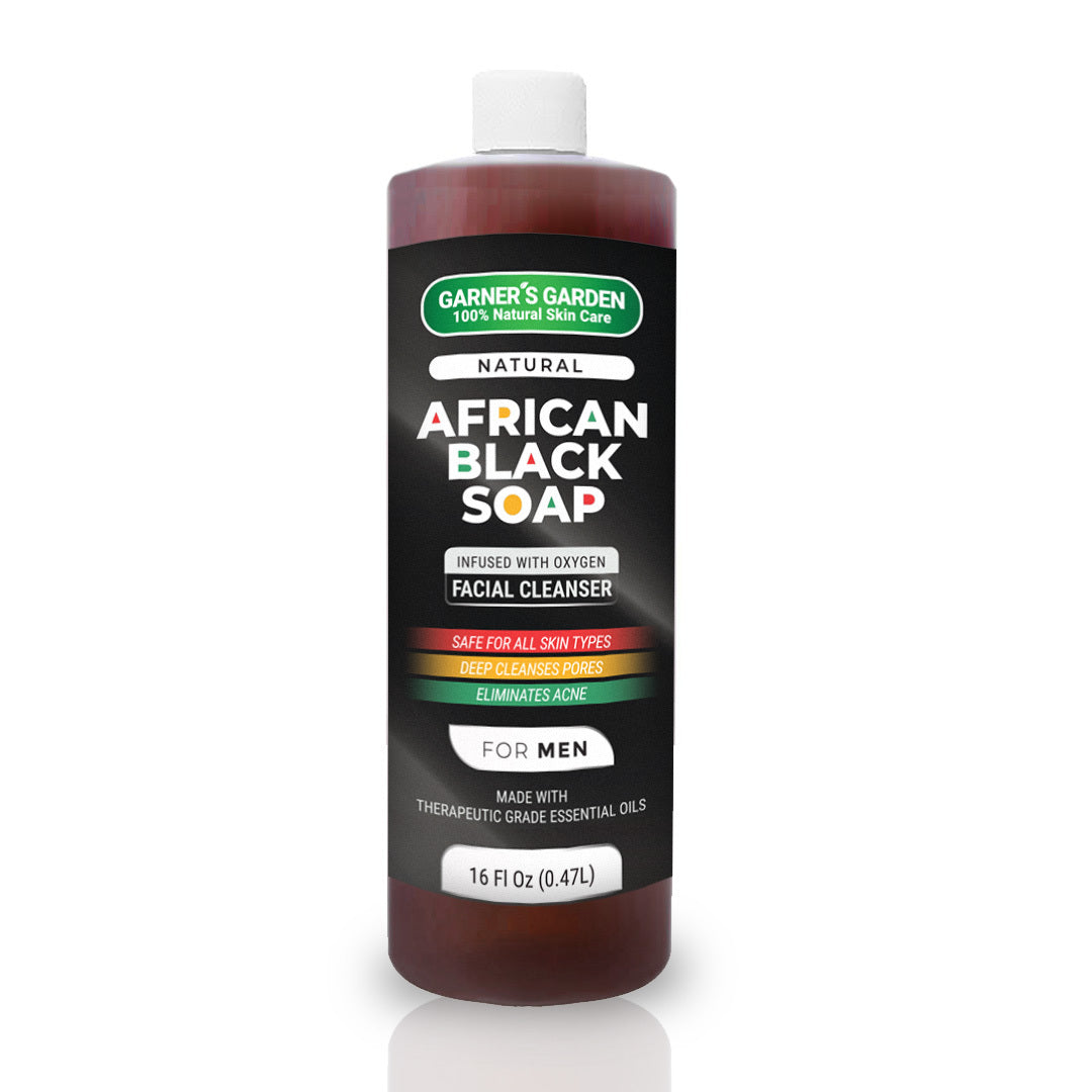 African Black Soap Facial Cleanser | Men's | H2O2
