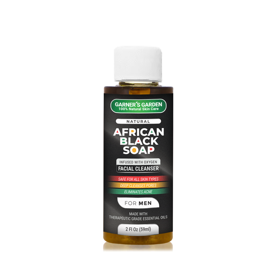 African Black Soap Facial Cleanser | Men's | H2O2
