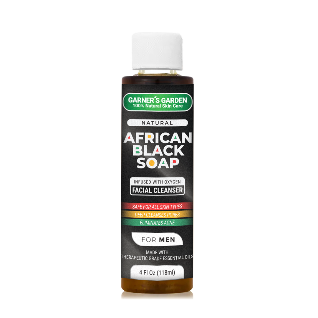 African Black Soap Facial Cleanser | Men's | H2O2