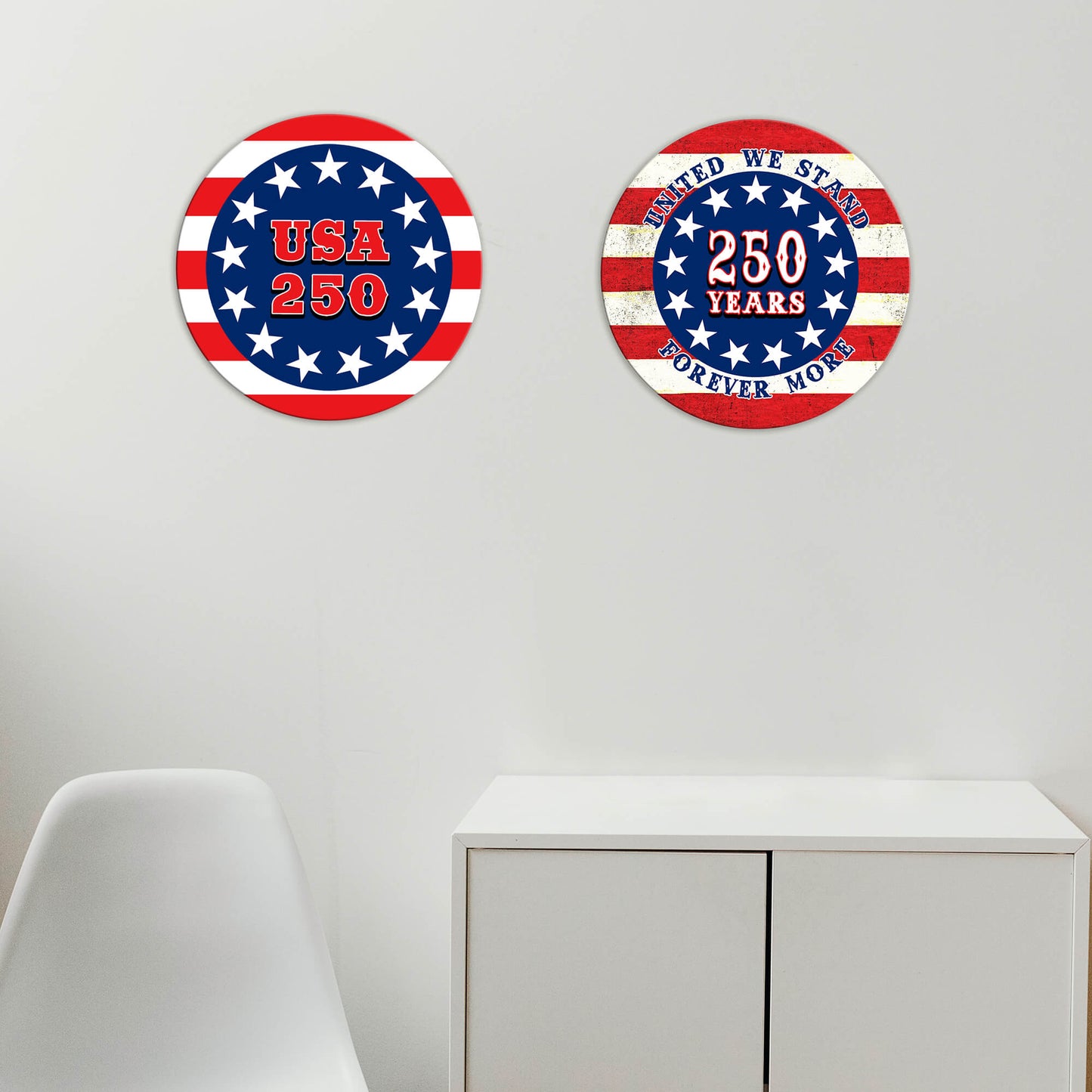 United We Stand – 250 Years Forever More - Shaped Wall Art