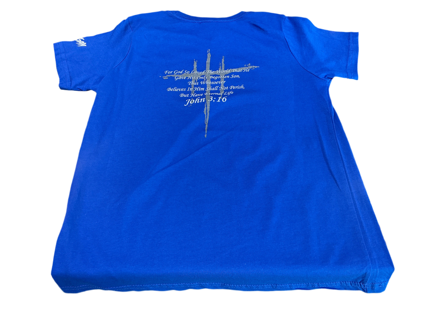Blue John 3:16 Youth T-Shirt
