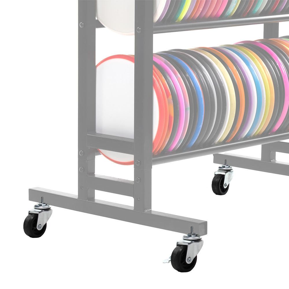 MVP Disc Station - Rolling Casters - (4-Pack)