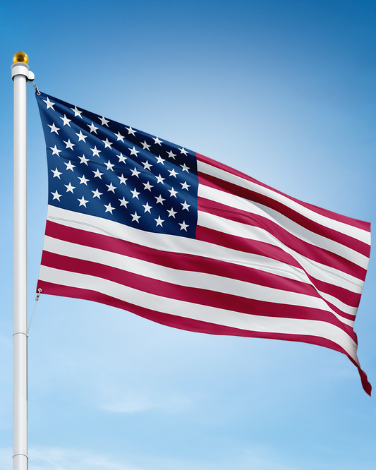 POLY-EX Polyester American Flag — Heavy-Duty Built for High Winds