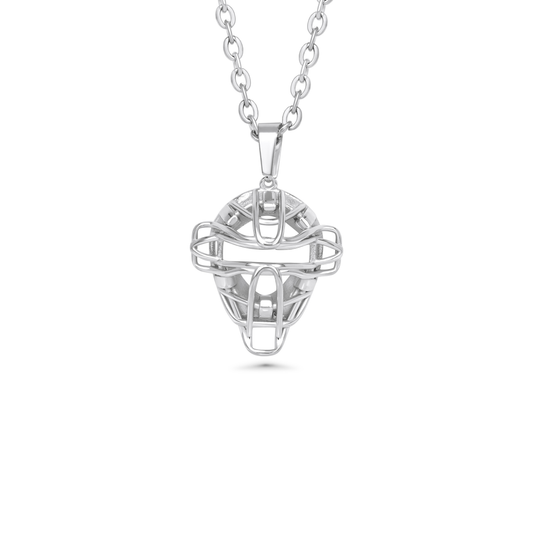 Baseball Catchers Mask Necklace