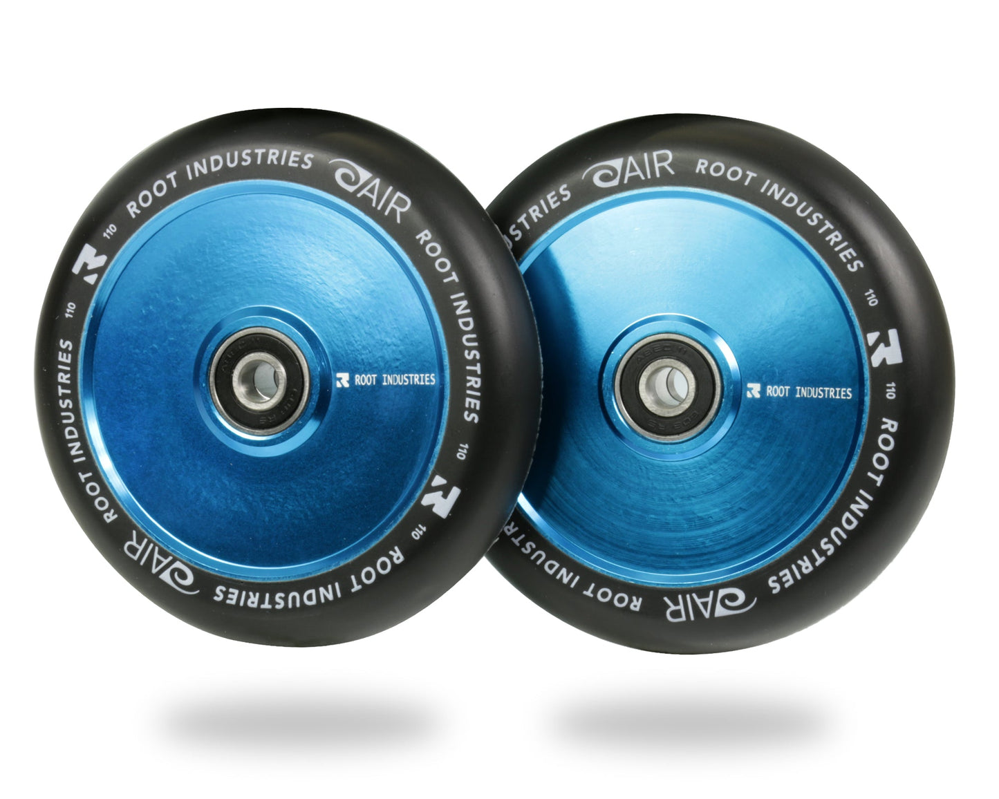 Root Industries AIR Wheels 110mm - Black/Sky Blue (Pair)
