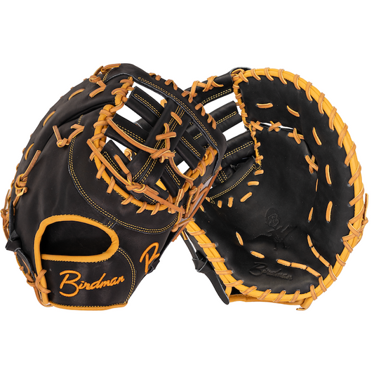 Birdman 13" Black/Tan First Base Wingman Series Glove
