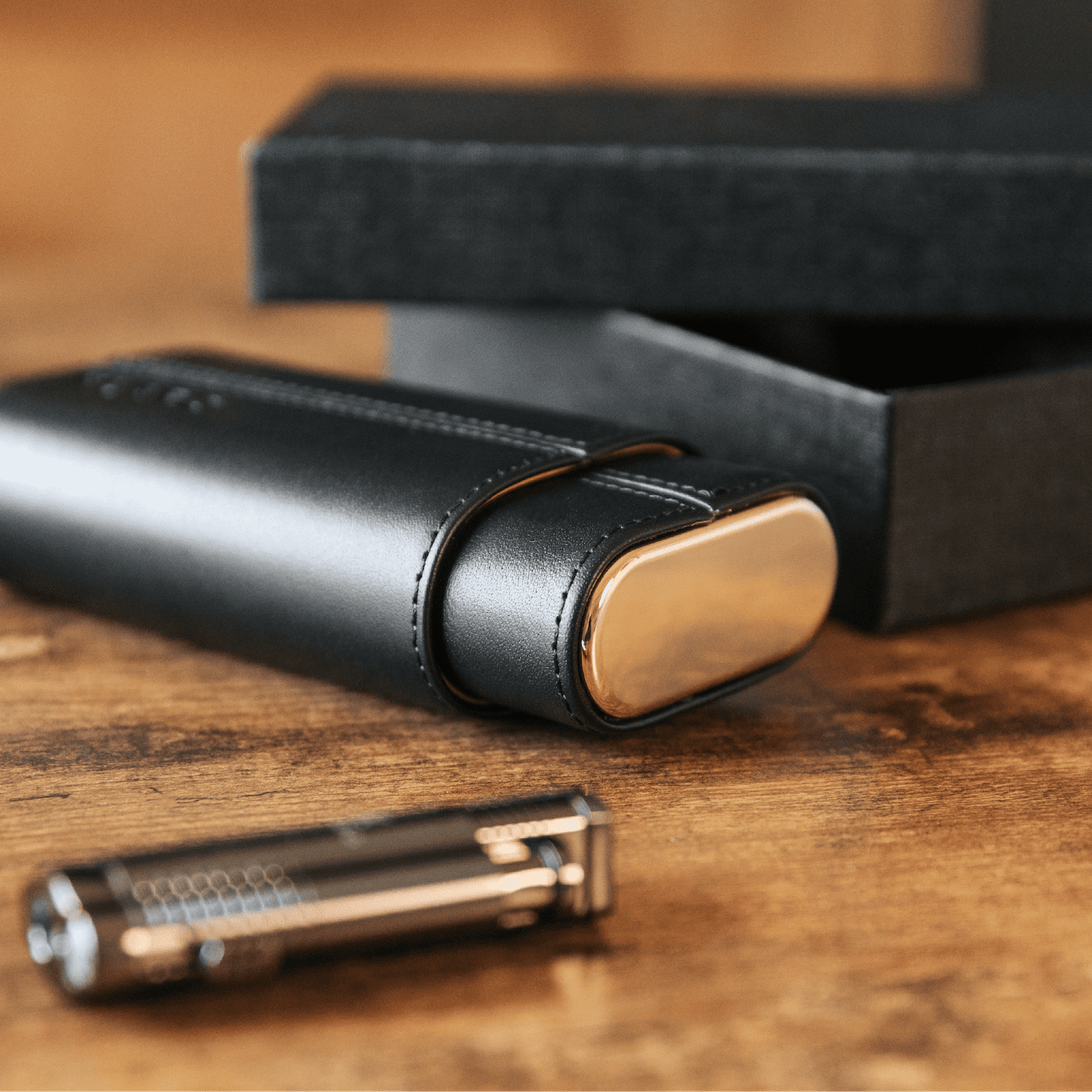 Premium 3 Cigar Travel Case