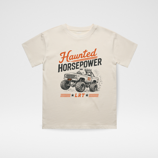 HAUNTED HORSEPOWER HALLOWEEN TEE