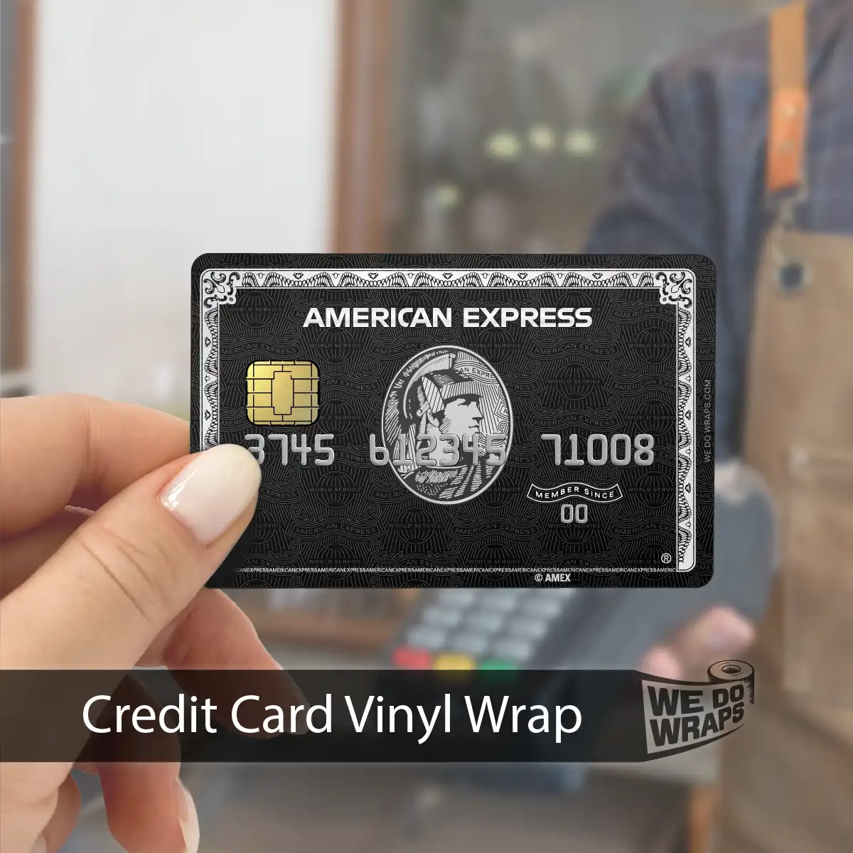 AMEX Black Card Centurion | NFC Key Card Wrap