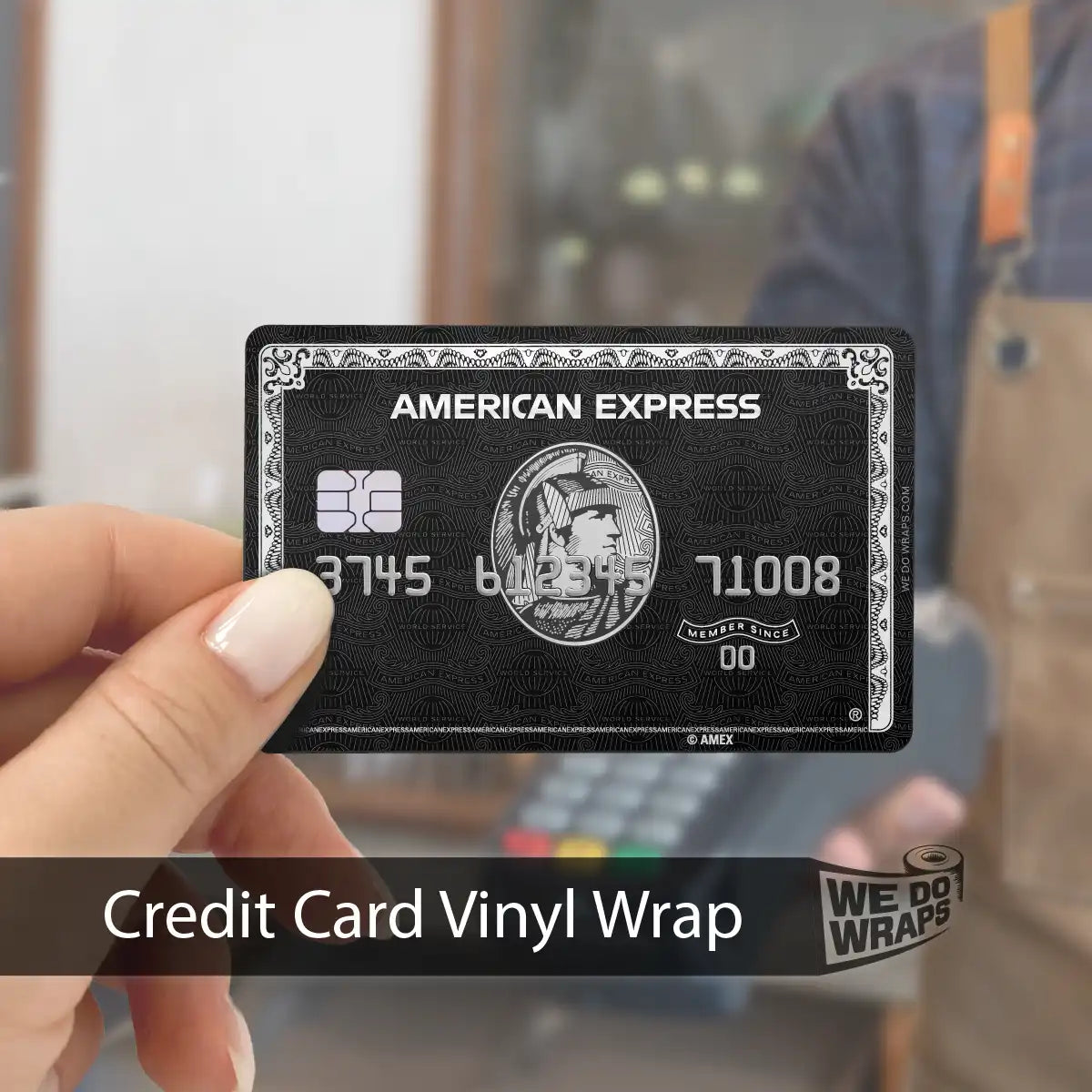 AMEX Black Card Centurion | NFC Key Card Wrap