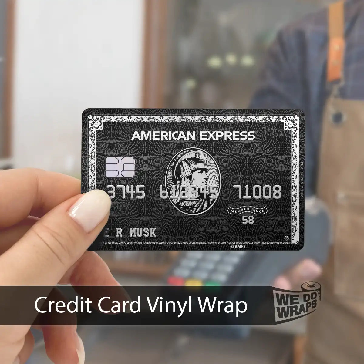 AMEX Black Card Centurion | NFC Key Card Wrap