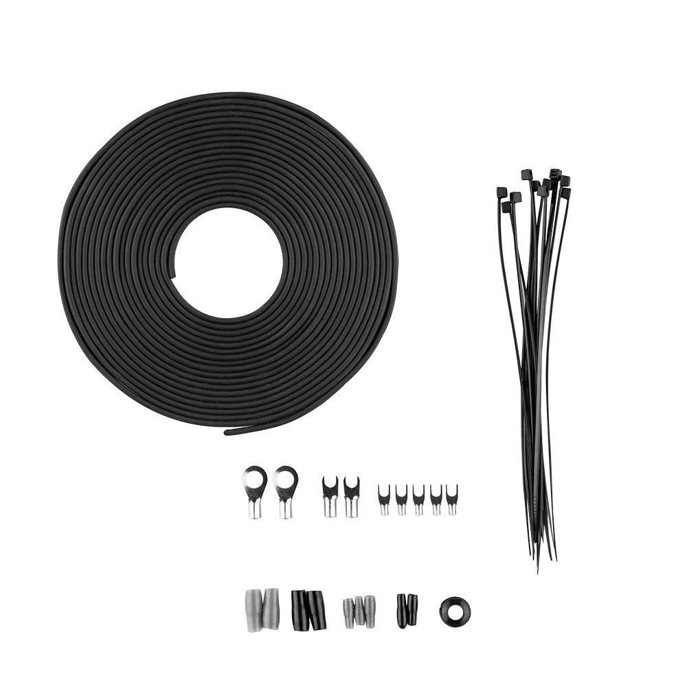 8-GA CCA Amplifier Installation Kit - SILVER
