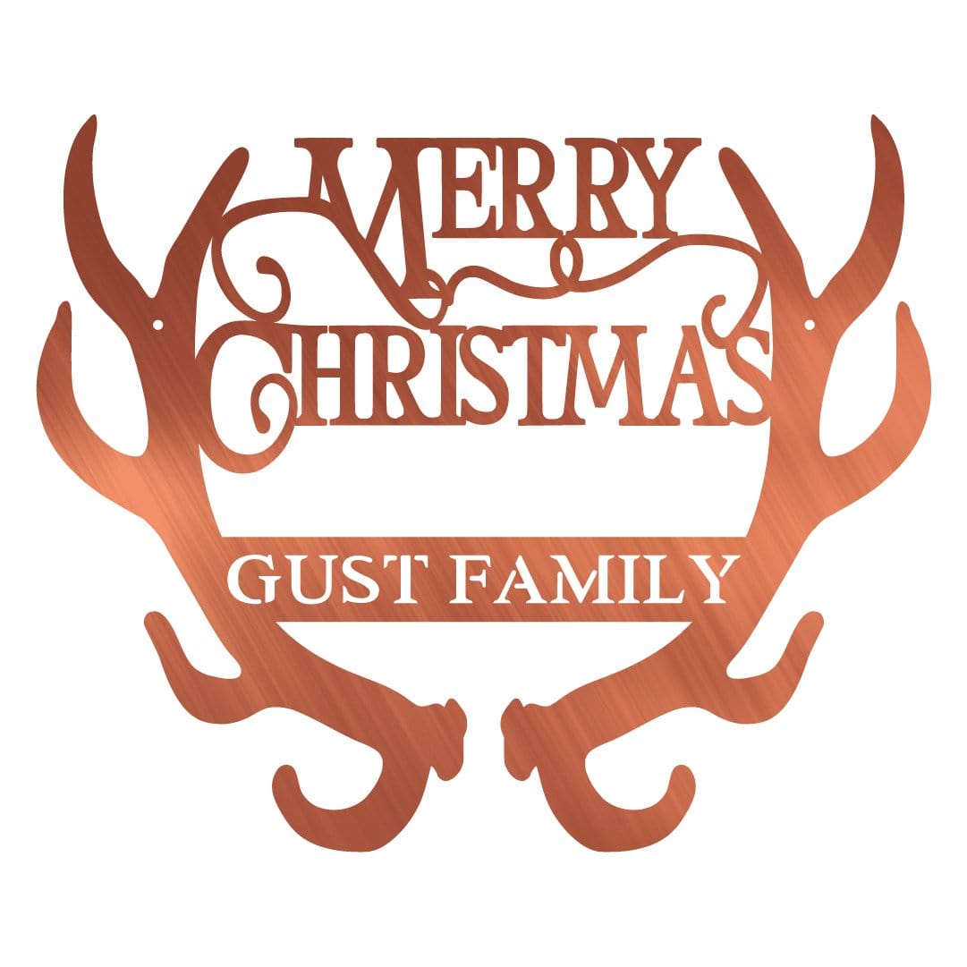 Antler Merry Christmas