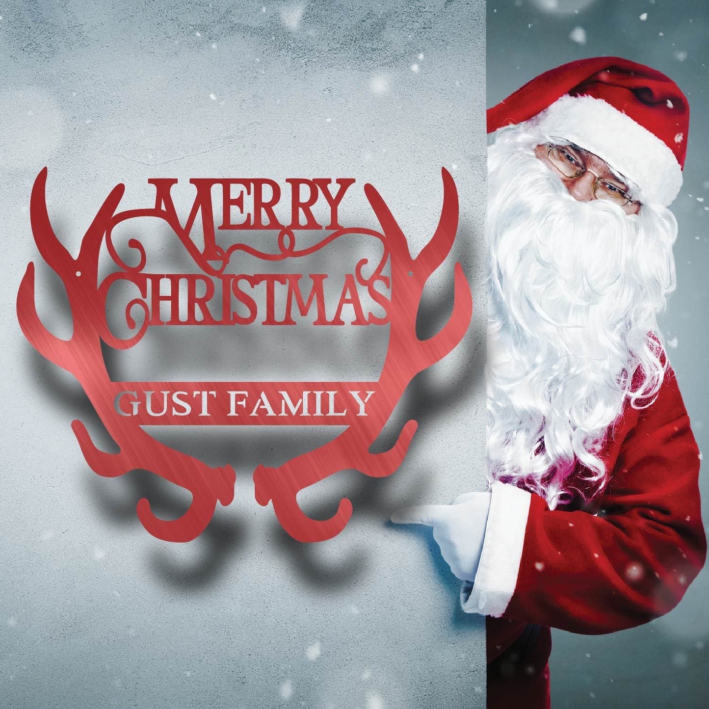 Antler Merry Christmas