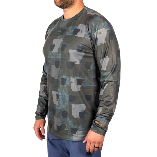 Arkansas Camo - Long Sleeve Shirt