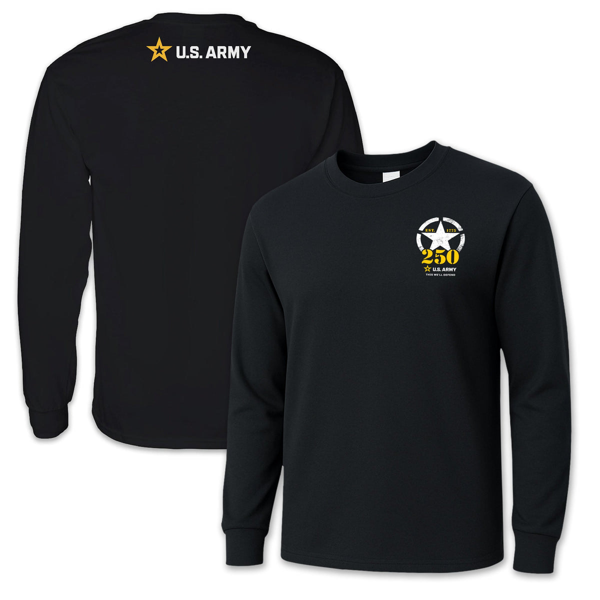 Army 250th Anniversary Long Sleeve T-Shirt