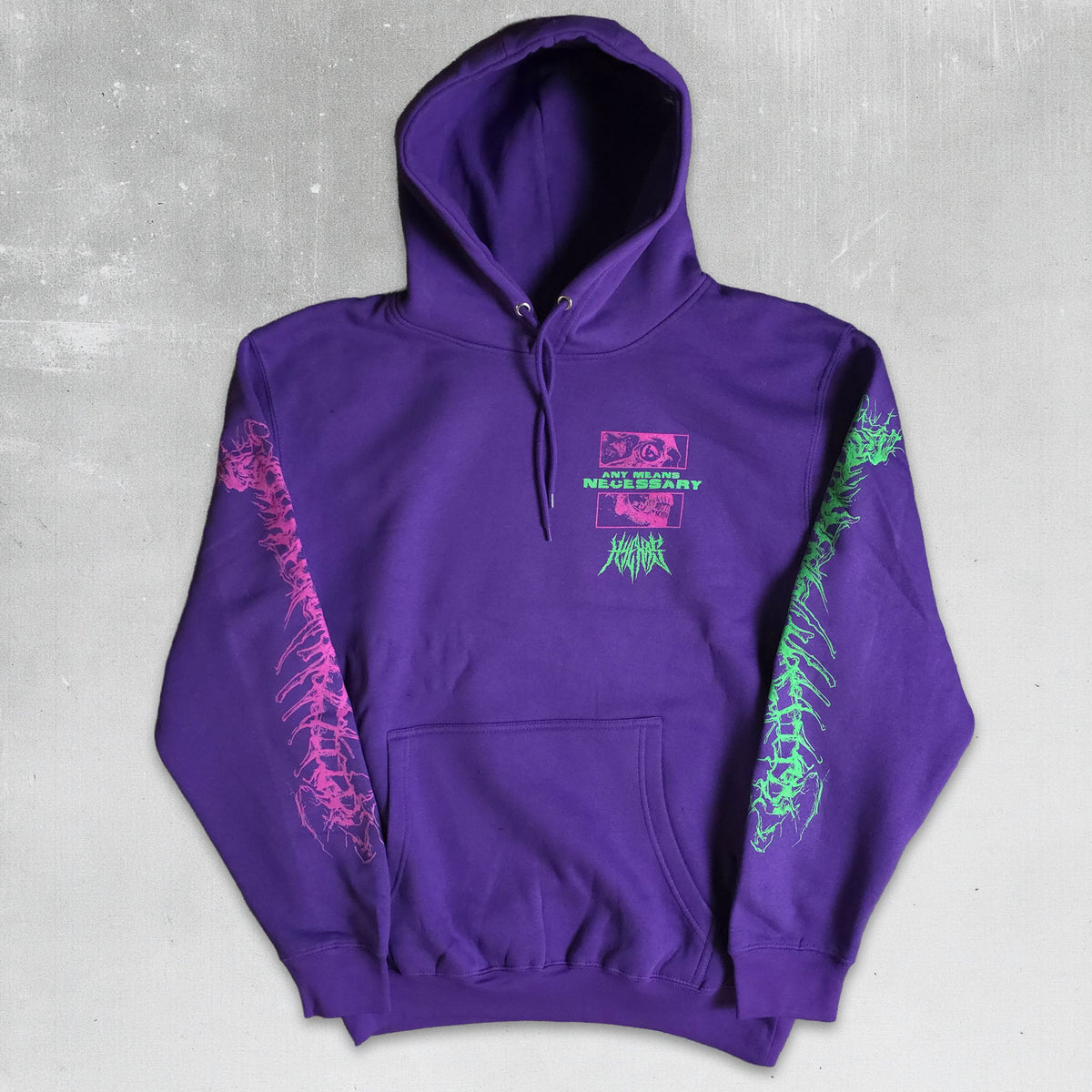 Are We Even Alive Pullover Hoodie Purple