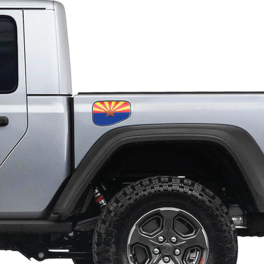 Arizona State Flag Gas Cap Decal for JT or Gladiator