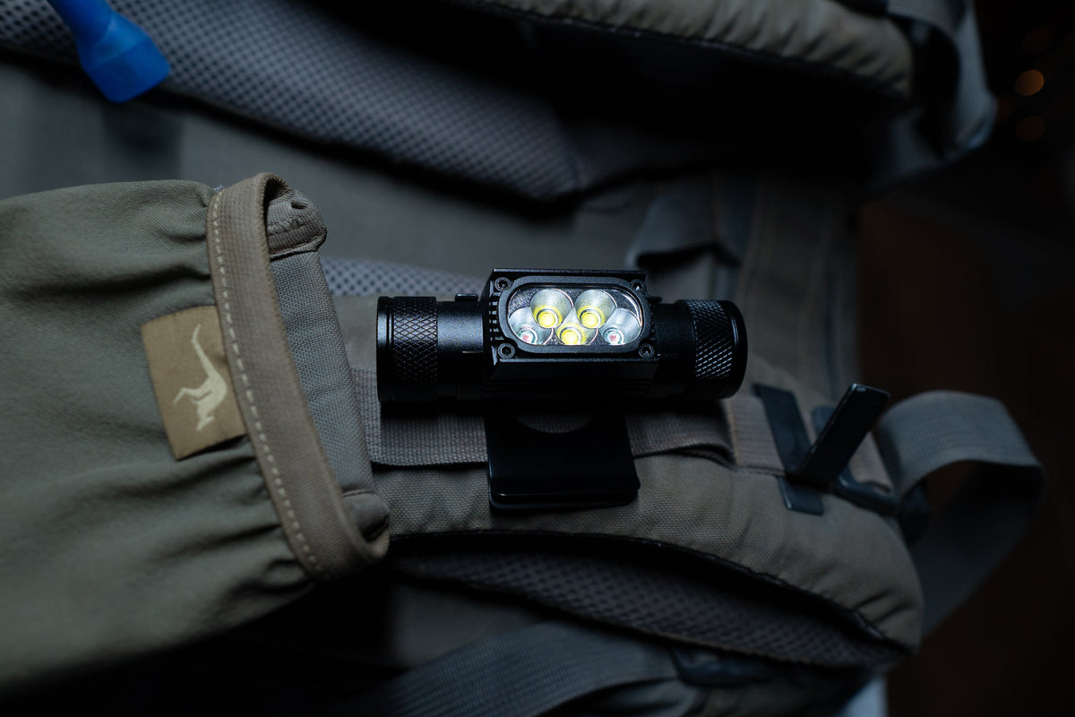 Headlamp Hat/Backpack Clip