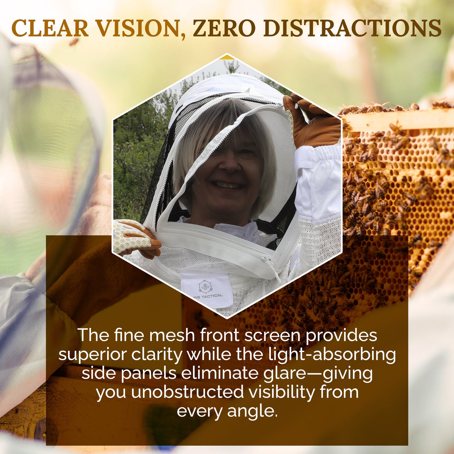 Apis Tactical PRO Beekeeping Fencing Veil