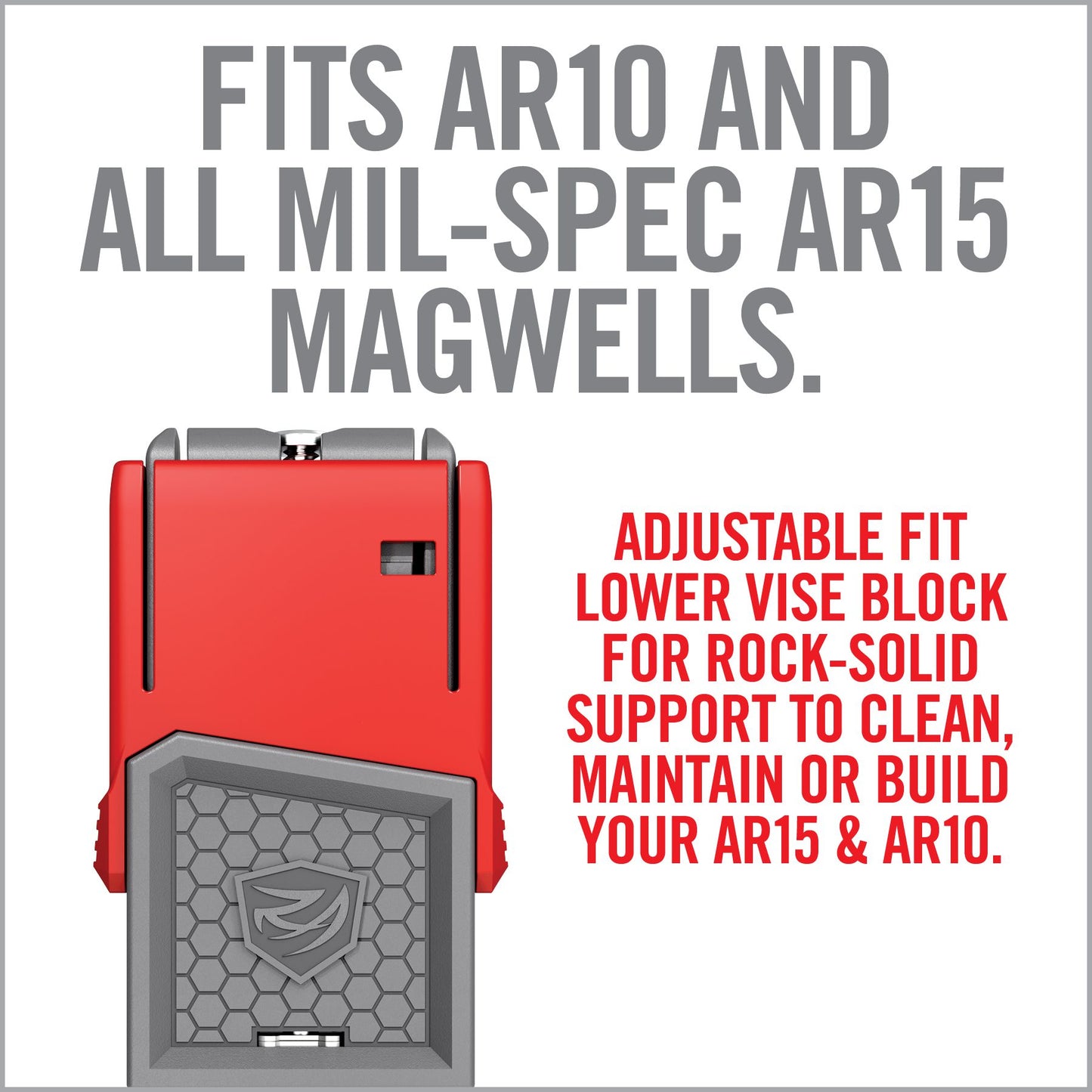 Smart-Fit® AR15 Vise Block With Sleeve For AR10*