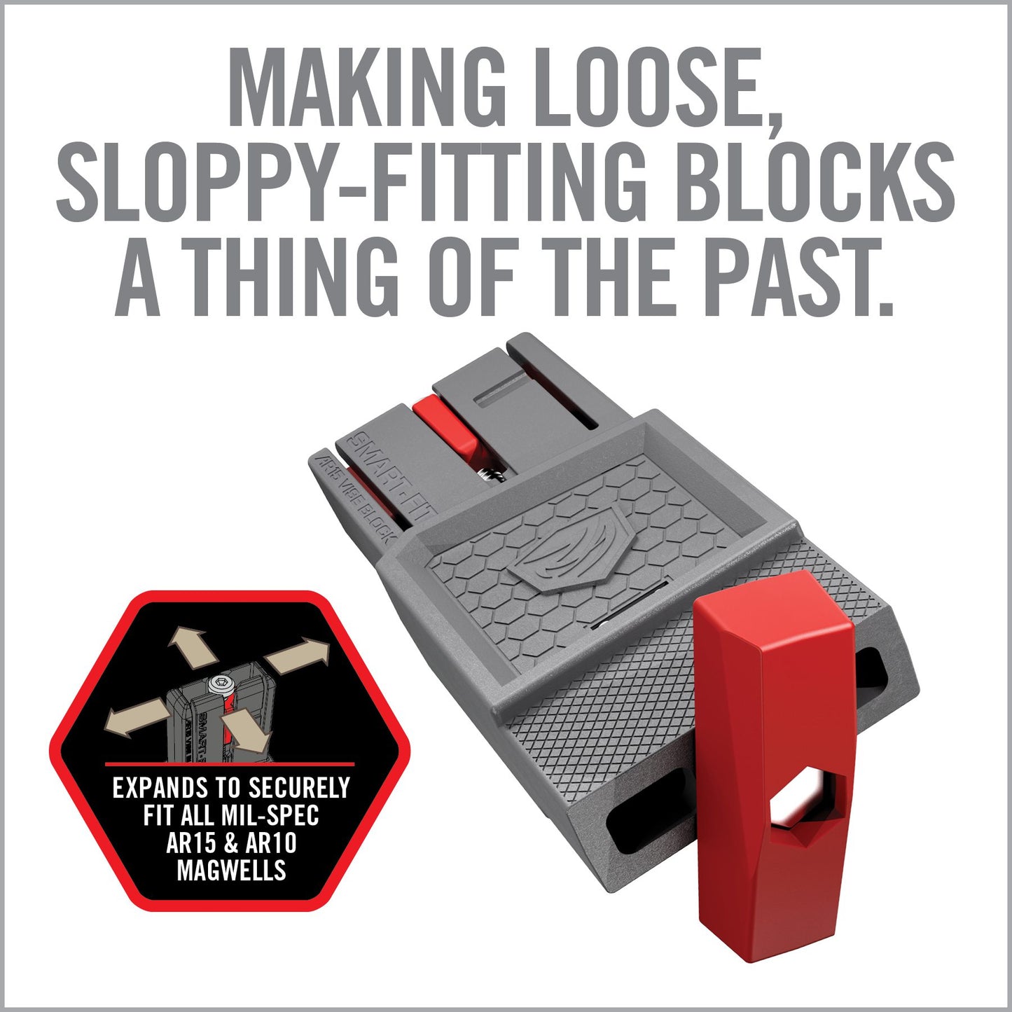 Smart-Fit® AR15 Vise Block With Sleeve For AR10*