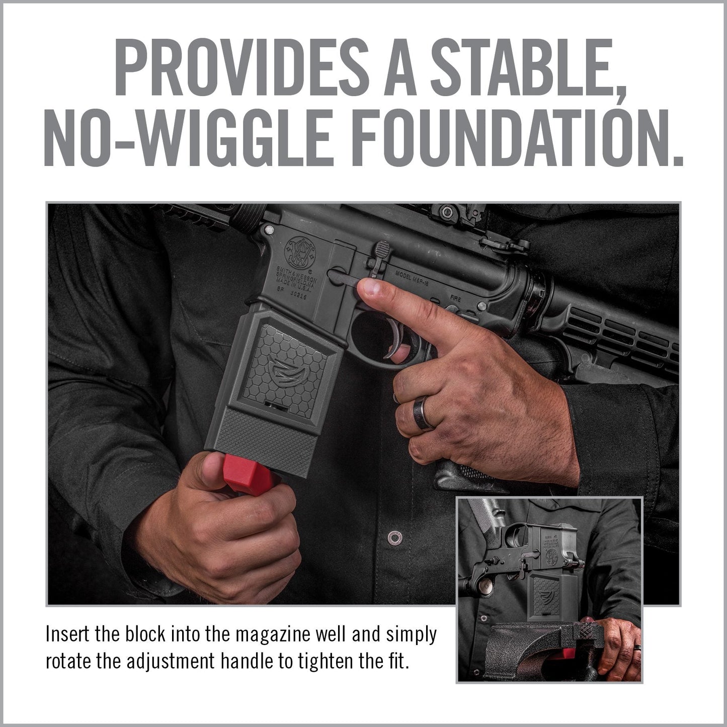 Smart-Fit® AR15 Vise Block With Sleeve For AR10*