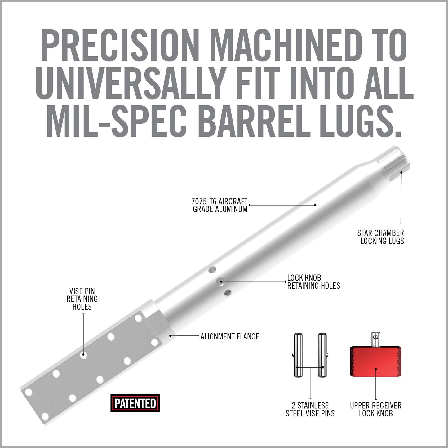 Lug-Lok Upper Vise Block™ - AR10