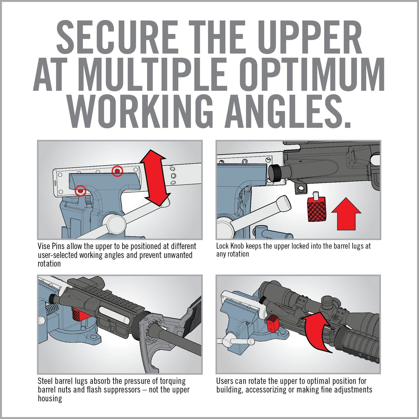 Lug-Lok Upper Vise Block™ - AR10