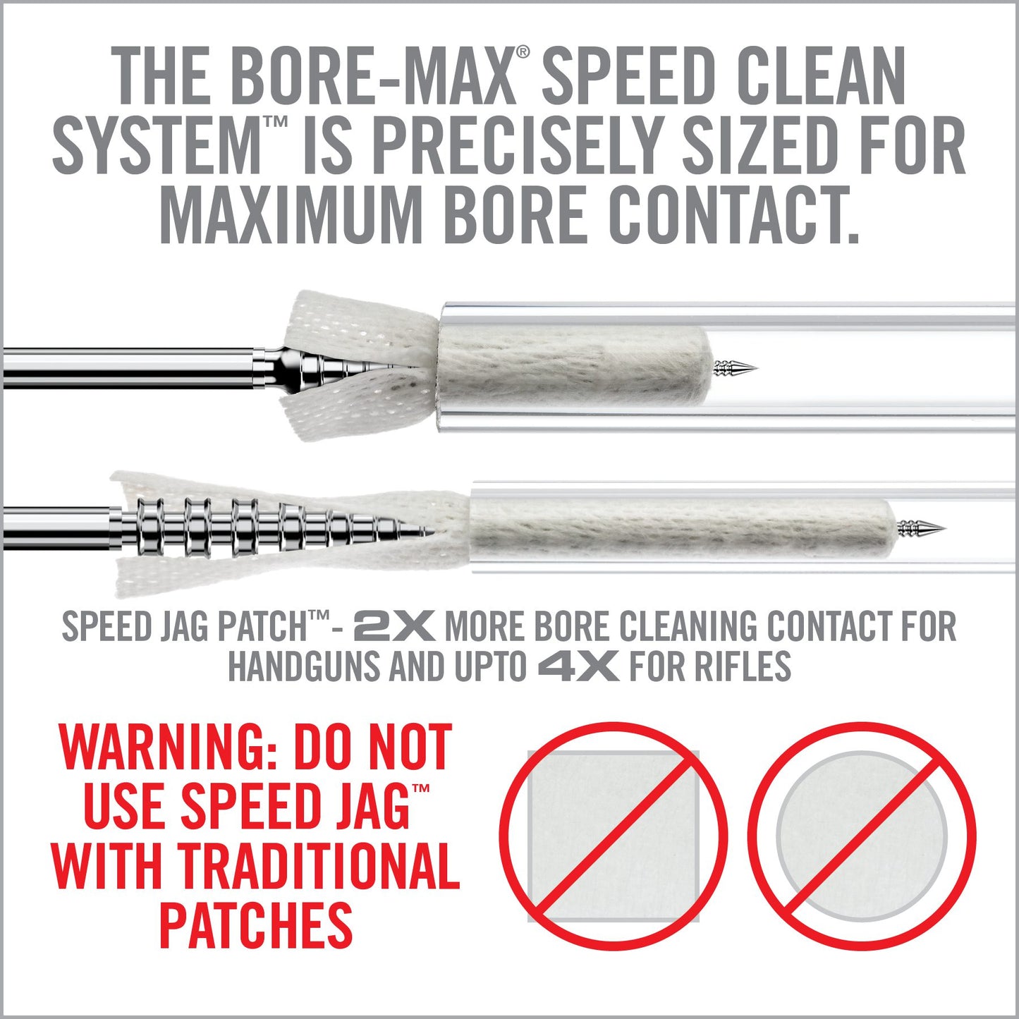Bore-Max® Speed Jags™ & Patches Multi-Cal Pack
