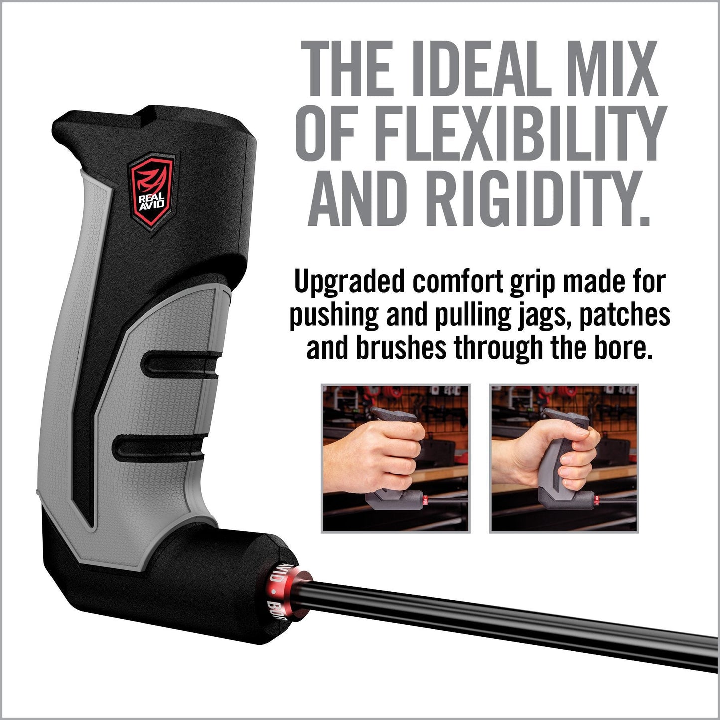 Bore-Max® Smart Rod® – .22 – .45 cal 9″ Carbon Fiber