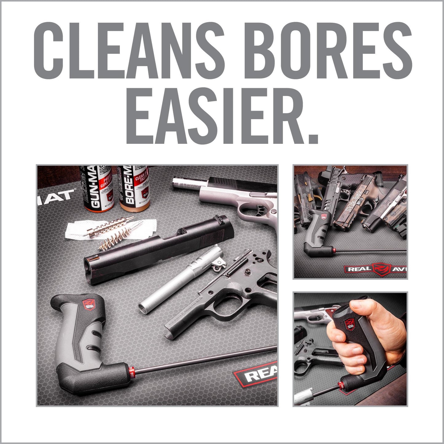 Bore-Max® Smart Rod® – .22 – .45 cal 9″ Carbon Fiber