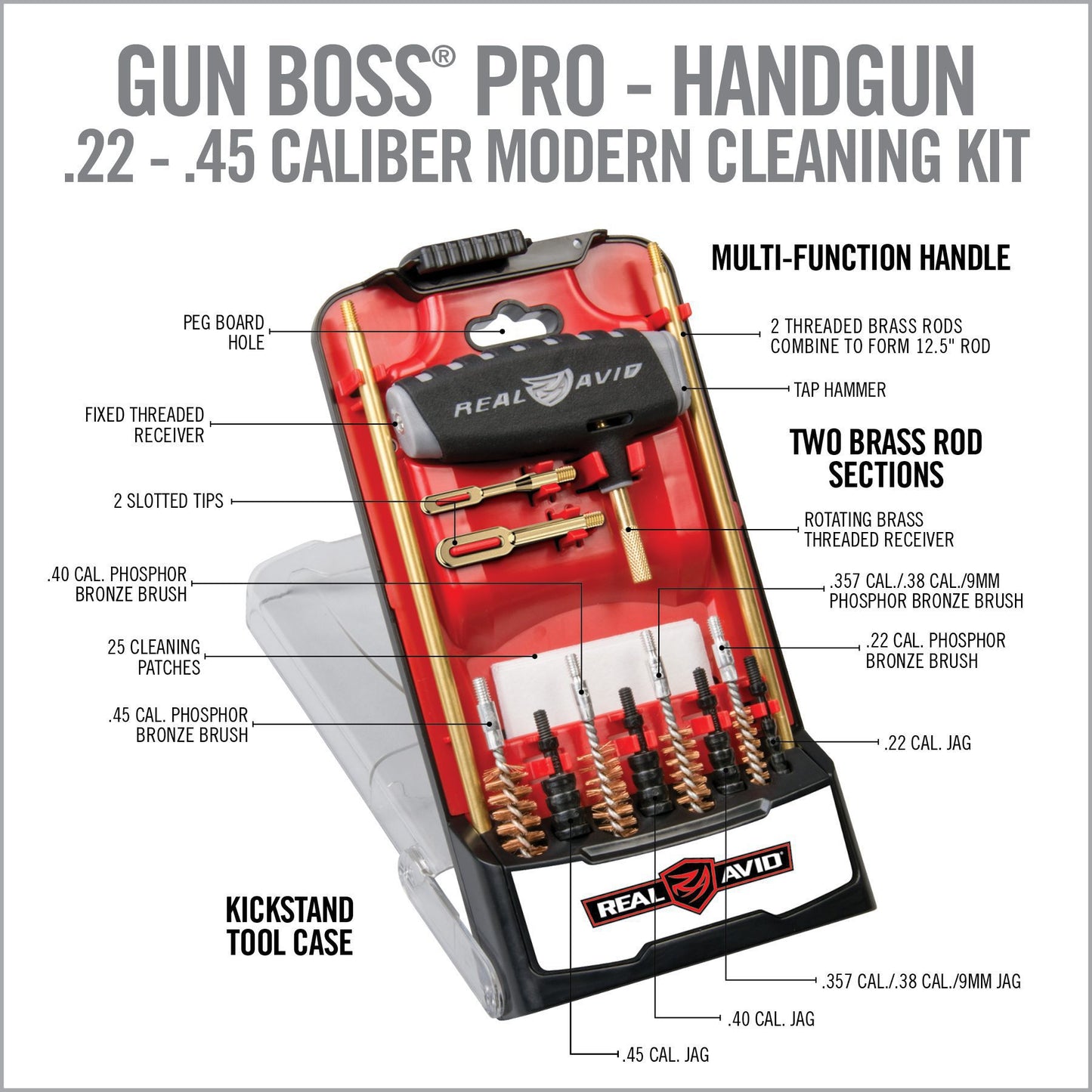 Gun Boss® Pro - Handgun Cleaning Kit