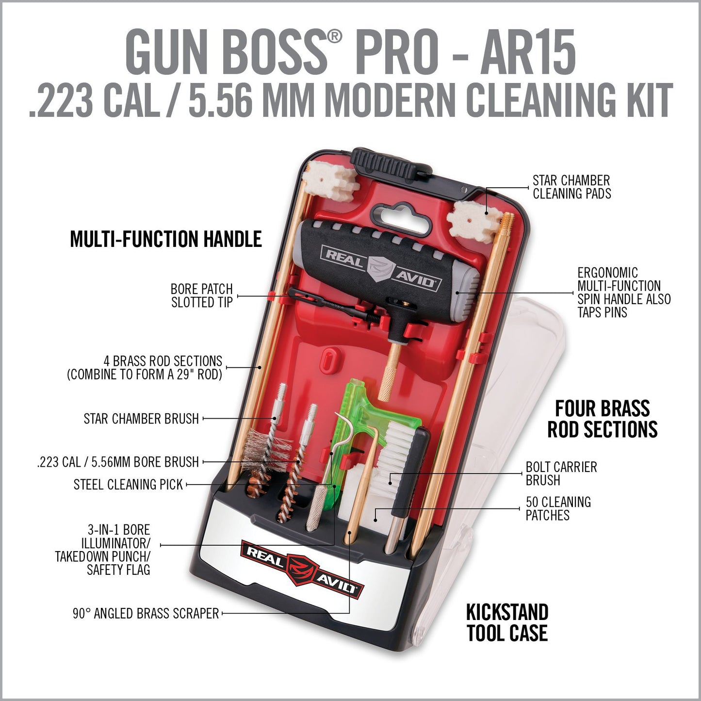 Gun Boss® Pro - AR15 Cleaning Kit